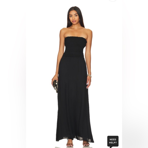 Chaser Anita Maxi Dress in Black - Picture 3 of 10